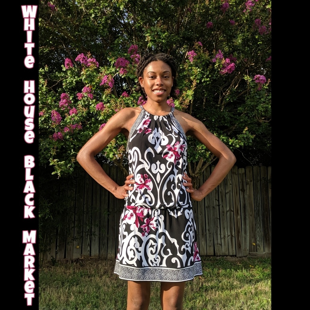 🖤 WHITE HOUSE BLACK MARKET DROP WAIST DRES